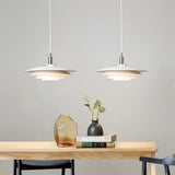Suspension scandinave design LED en métal à hauteur réglable pour salle à manger