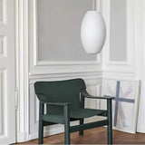 Suspension tissu japonais lanterne blanche à hauteur réglable pour salle à manger
