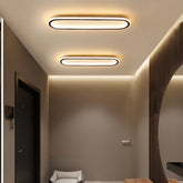 Plafonnier LED ovale pour couloir moderne dimmable