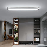 Plafonnier LED ovale pour couloir moderne dimmable