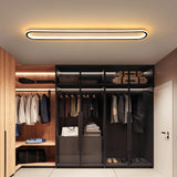 Plafonnier LED ovale pour couloir moderne dimmable