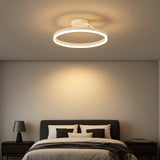 Plafonnier anneau LED design moderne dimmable pour chambre