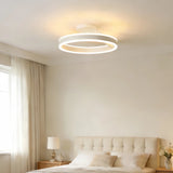 Plafonnier anneau LED design moderne dimmable pour chambre