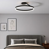 Plafonnier anneau LED design moderne dimmable pour chambre