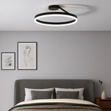 Plafonnier anneau LED design moderne dimmable pour chambre