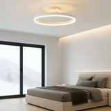 Plafonnier anneau LED design moderne dimmable pour chambre