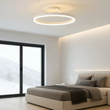 Plafonnier anneau LED design moderne dimmable pour chambre