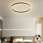 Plafonnier anneau LED minimaliste dimmable pour chambre