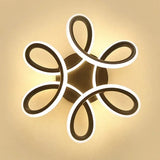 Plafonnier couloir design floral LED dimmable moderne