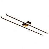 Plafonnier couloir design moderne linéaire LED en métal