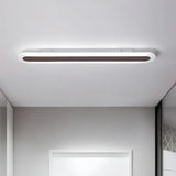 Plafonnier de couloir ovale moderne à LED dimmable
