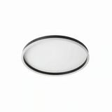 Plafonnier en anneau minimaliste LED dimmable pour salon