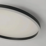 Plafonnier en anneau minimaliste LED dimmable pour salon