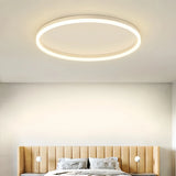 Plafonnier en anneau minimaliste LED dimmable pour salon