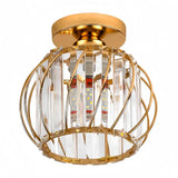 Plafonnier en cristal moderne lanterne LED pour couloir
