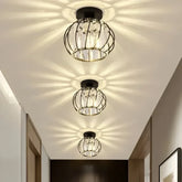 Plafonnier en cristal moderne lanterne LED pour couloir