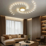 Plafonnier moderne design feu d’artifice LED dimmable pour salon