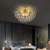 Plafonnier pissenlit LED en cristal moderne pour chambre