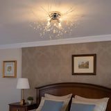 Plafonnier pissenlit LED en cristal moderne pour chambre