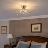Plafonnier pissenlit LED en cristal moderne pour chambre