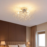 Plafonnier pissenlit LED en cristal moderne pour chambre