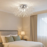 Plafonnier pissenlit LED en cristal moderne pour chambre