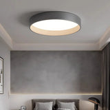 Plafonnier rond scandinave effet bois LED Dimmable pour chambre