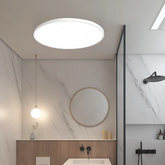 Plafonnier salle de bain rond LED dimmable extra plat minimaliste IP44