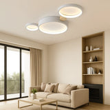 Plafonnier scandinave led dimmable multi cercles pour salon