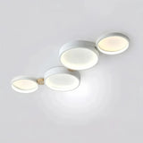Plafonnier scandinave led dimmable multi cercles pour salon