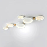 Plafonnier scandinave led dimmable multi cercles pour salon