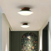 Plafonnier semi encastré mid century dimmable pour couloir