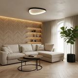 Plafonnier moderne triangulaire LED dimmable pour chambre