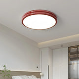 Plafonnier rond scandinave LED dimmable pour chambre