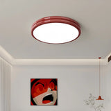 Plafonnier rond scandinave LED dimmable pour chambre