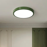 Plafonnier rond scandinave LED dimmable pour chambre