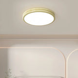 Plafonnier rond scandinave LED dimmable pour chambre