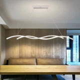 Suspension LED vague minimaliste dimmable pour salle à manger