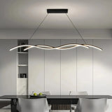 Suspension LED vague minimaliste dimmable pour salle à manger