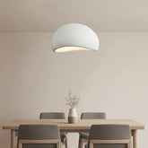 Suspension wabi sabi led dimmable en résine pour salle à manger
