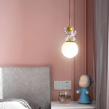 Suspension astronaute lune led dimmable pour chambre d’enfant