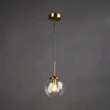 Suspension boule en verre vintage à hauteur réglable pour salle à manger