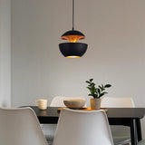 Suspension design moderne pomme LED en métal à hauteur réglable pour salle à manger