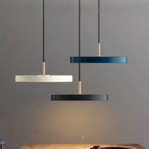 Suspension disque moderne LED dimmable pour salle à manger