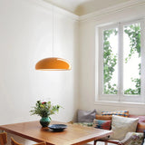 Suspension dôme scandinave LED dimmable en aluminium pour salle à manger