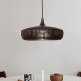Suspension en bois scandinave à hauteur réglable pour salle à manger