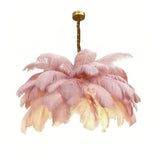 Suspension en plume de style scandinave pour salon