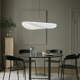 Suspension japonaise wabi sabi design en soie dimmable pour salle à manger