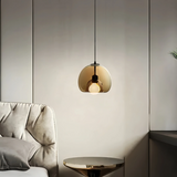 Suspension moderne en verre LED à hauteur réglable pour salle à manger