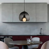 Suspension moderne en verre LED à hauteur réglable pour salle à manger